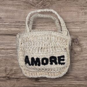 Universal Thread Ivory Woven Handbag